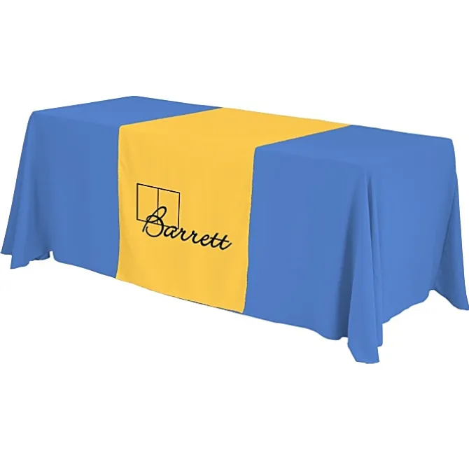 Serged 6-foot Closed-Back Table Throw and Runner Kit