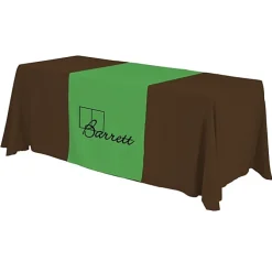 Serged 6-foot Closed-Back Table Throw and Runner Kit