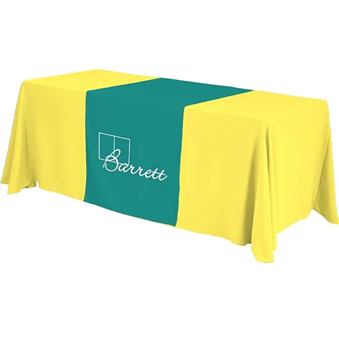Serged 6-foot Closed-Back Table Throw and Runner Kit