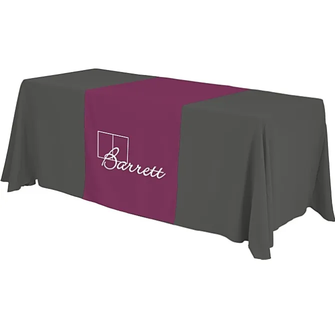Serged 6-foot Closed-Back Table Throw and Runner Kit