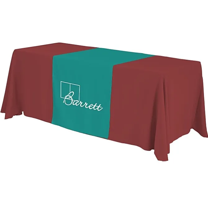Serged 6-foot Closed-Back Table Throw and Runner Kit