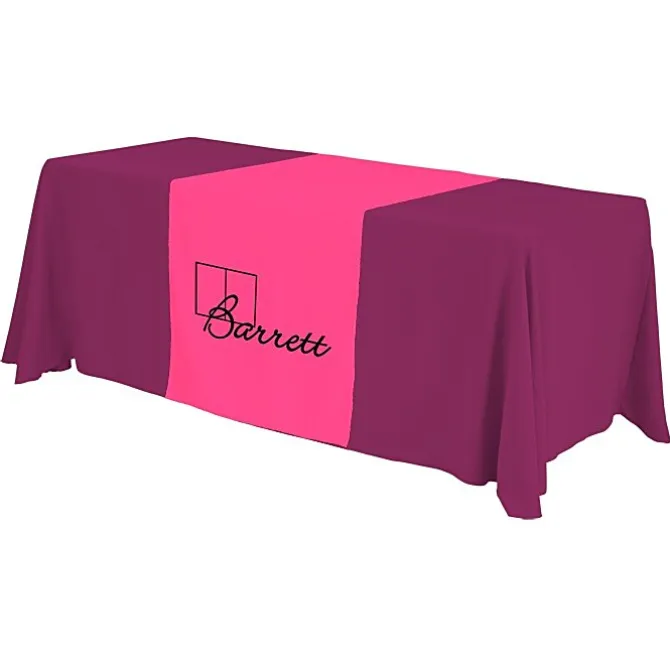 Serged 6-foot Closed-Back Table Throw and Runner Kit