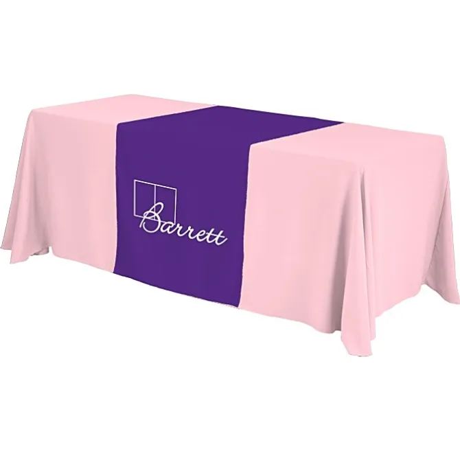 Serged 6-foot Closed-Back Table Throw and Runner Kit