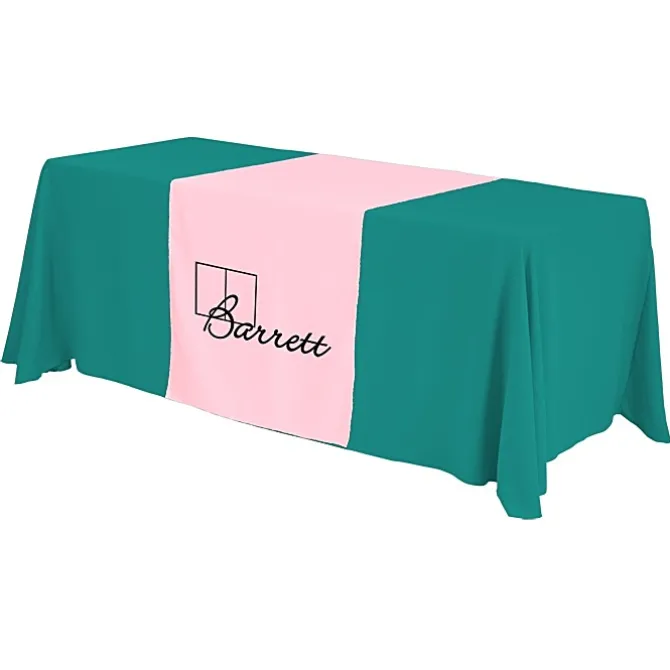 Serged 6-foot Closed-Back Table Throw and Runner Kit