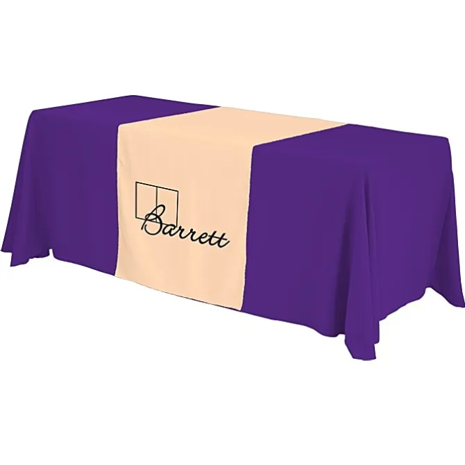 Serged 6-foot Closed-Back Table Throw and Runner Kit