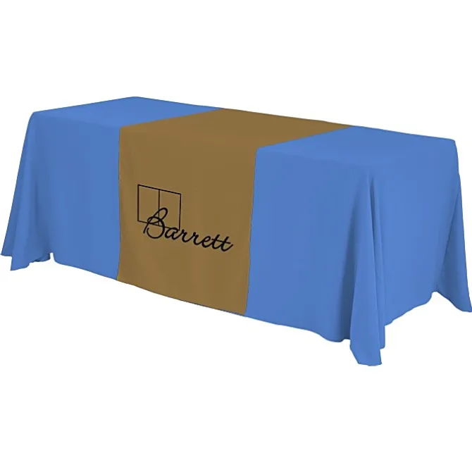 Serged 6-foot Closed-Back Table Throw and Runner Kit