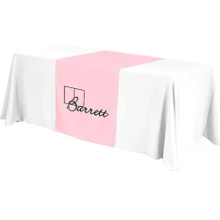 Serged 6-foot Closed-Back Table Throw and Runner Kit