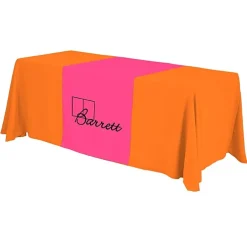 Serged 6-foot Closed-Back Table Throw and Runner Kit