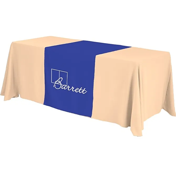 Serged 6-foot Closed-Back Table Throw and Runner Kit