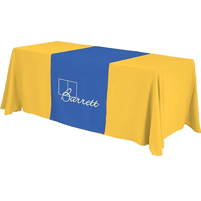 Serged 6-foot Closed-Back Table Throw and Runner Kit