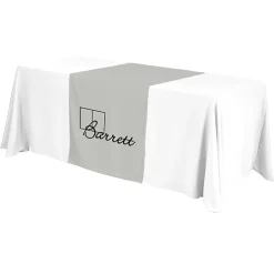 Serged 6-foot Closed-Back Table Throw and Runner Kit