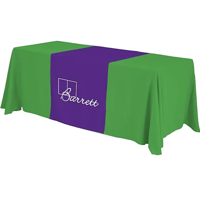 Serged 6-foot Closed-Back Table Throw and Runner Kit