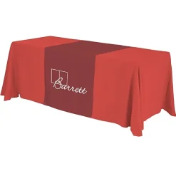 Serged 6-foot Closed-Back Table Throw and Runner Kit