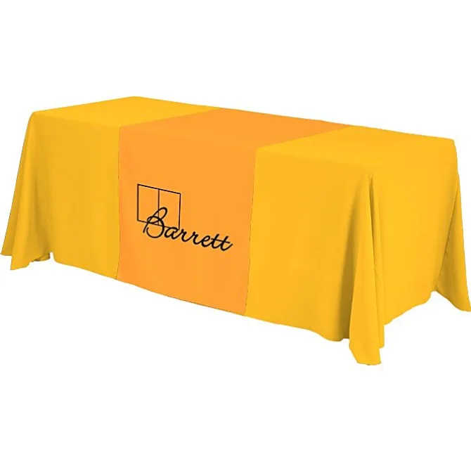 Serged 6-foot Closed-Back Table Throw and Runner Kit