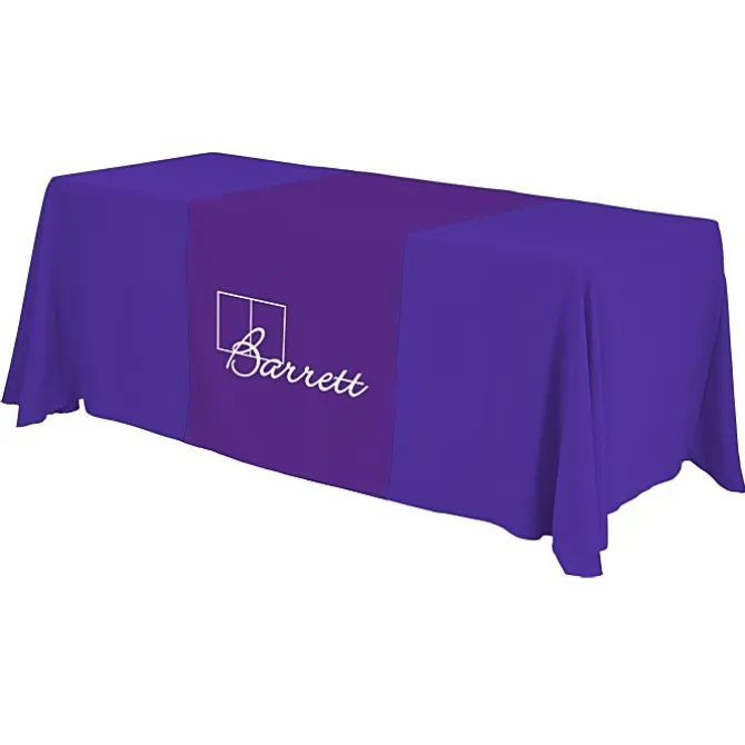 Serged 6-foot Closed-Back Table Throw and Runner Kit