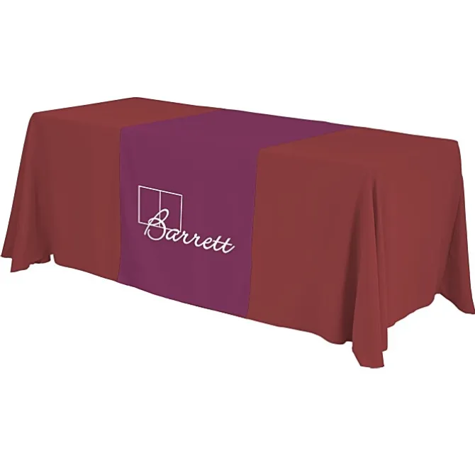 Serged 6-foot Closed-Back Table Throw and Runner Kit
