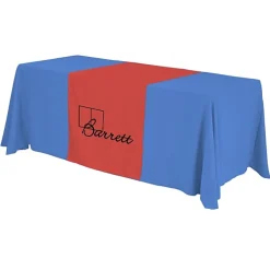 Serged 6-foot Closed-Back Table Throw and Runner Kit