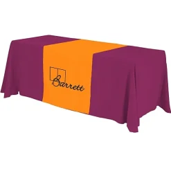Serged 6-foot Closed-Back Table Throw and Runner Kit