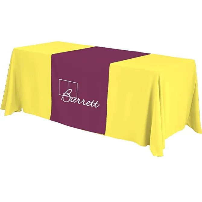 Serged 6-foot Closed-Back Table Throw and Runner Kit
