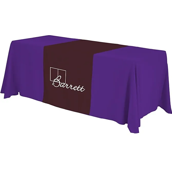 Serged 6-foot Closed-Back Table Throw and Runner Kit