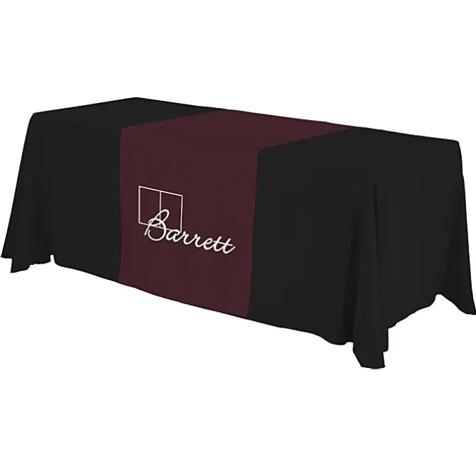 Serged 6-foot Closed-Back Table Throw and Runner Kit