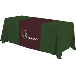 Serged 6-foot Closed-Back Table Throw and Runner Kit