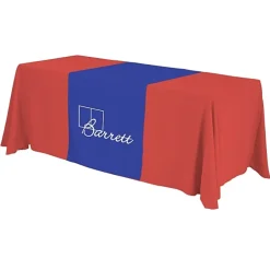 Serged 6-foot Closed-Back Table Throw and Runner Kit