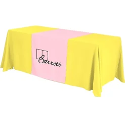 Serged 6-foot Closed-Back Table Throw and Runner Kit