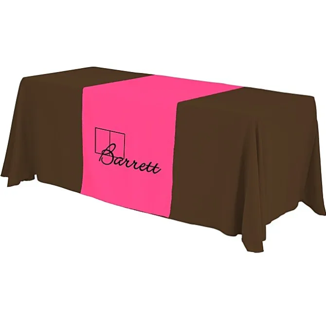 Serged 6-foot Closed-Back Table Throw and Runner Kit
