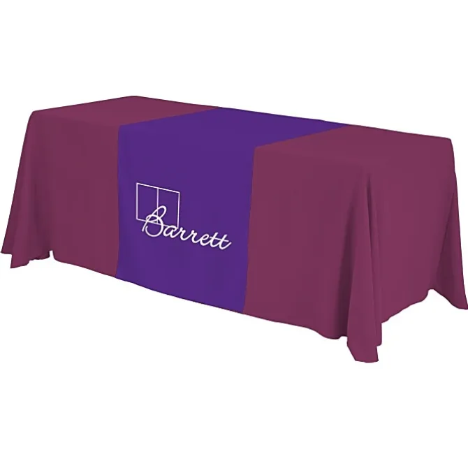 Serged 6-foot Closed-Back Table Throw and Runner Kit