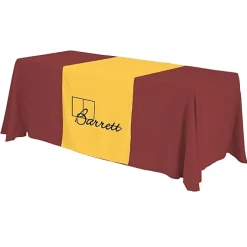 Serged 6-foot Closed-Back Table Throw and Runner Kit