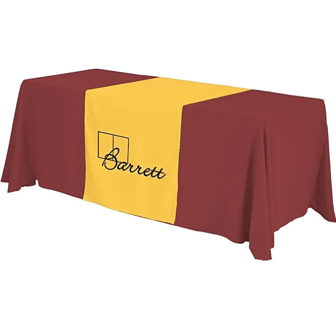 Serged 6-foot Closed-Back Table Throw and Runner Kit