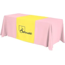 Serged 6-foot Closed-Back Table Throw and Runner Kit