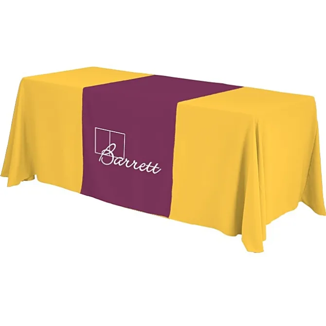 Serged 6-foot Closed-Back Table Throw and Runner Kit