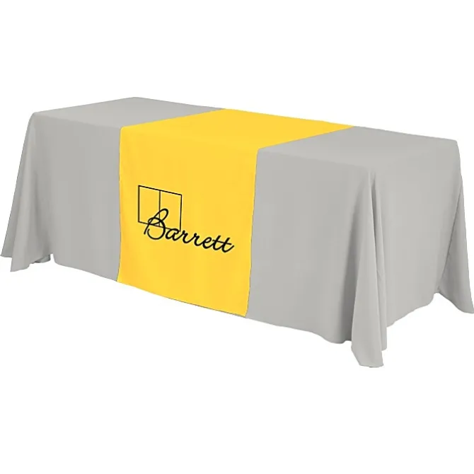 Serged 6-foot Closed-Back Table Throw and Runner Kit