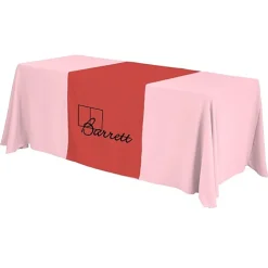 Serged 6-foot Closed-Back Table Throw and Runner Kit