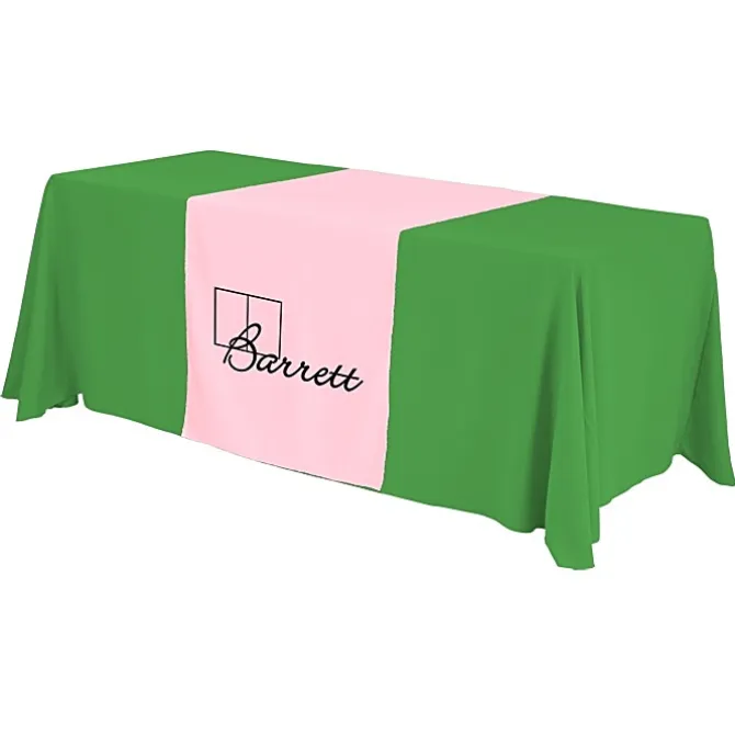 Serged 6-foot Closed-Back Table Throw and Runner Kit