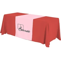 Serged 6-foot Closed-Back Table Throw and Runner Kit