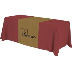 Serged 6-foot Closed-Back Table Throw and Runner Kit