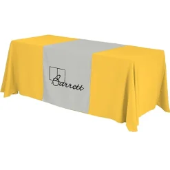Serged 6-foot Closed-Back Table Throw and Runner Kit