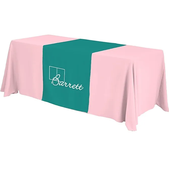 Serged 6-foot Closed-Back Table Throw and Runner Kit