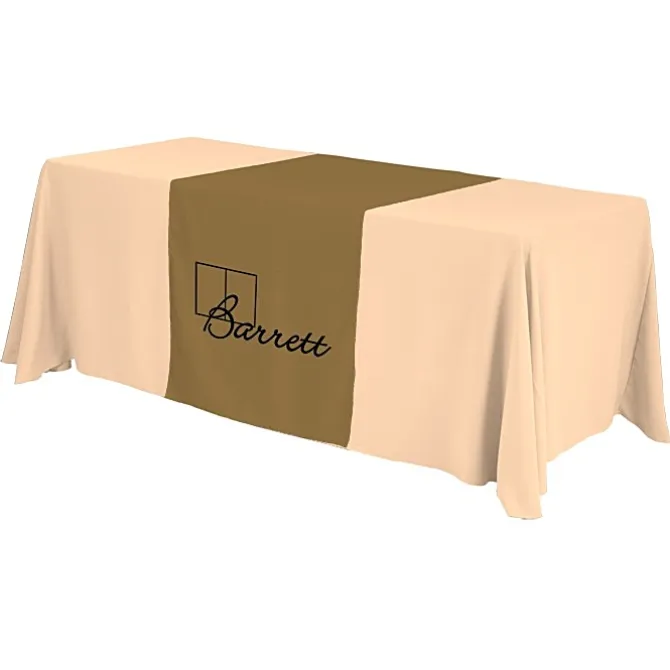 Serged 6-foot Closed-Back Table Throw and Runner Kit