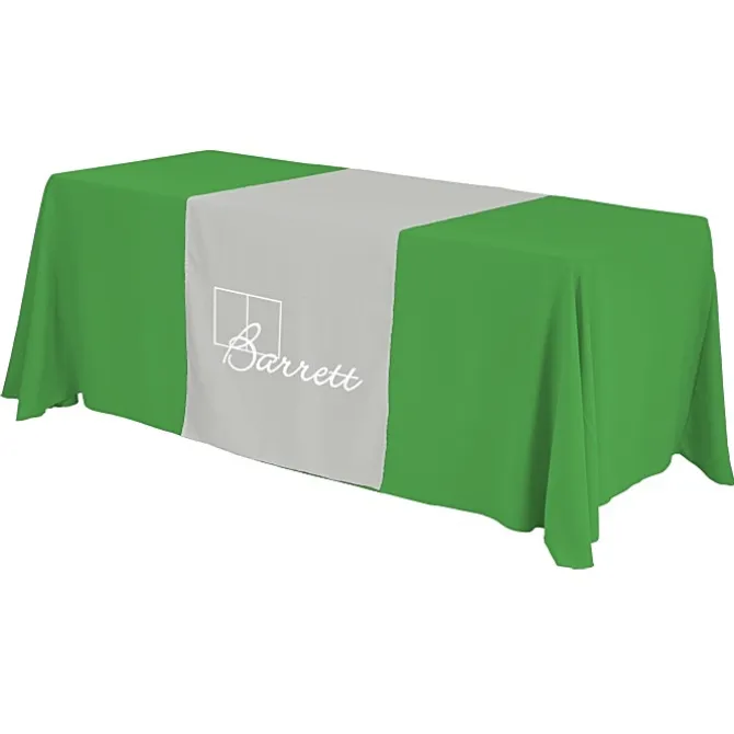 Serged 6-foot Closed-Back Table Throw and Runner Kit