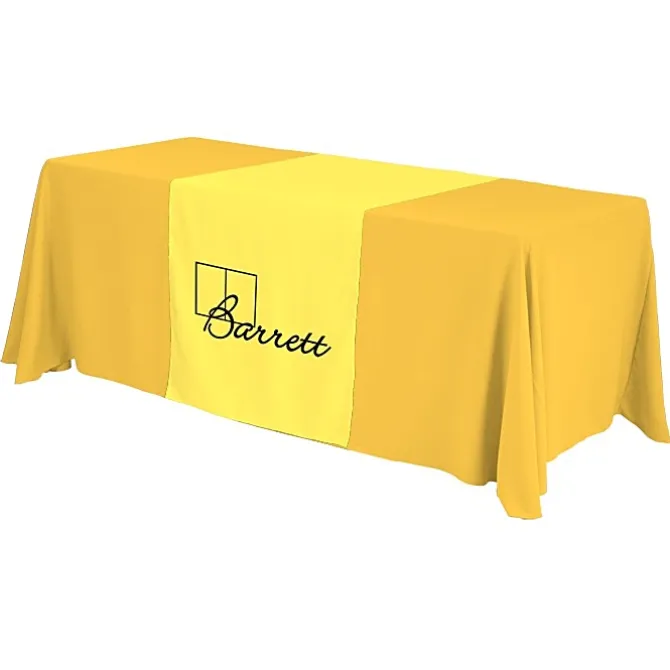 Serged 6-foot Closed-Back Table Throw and Runner Kit