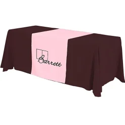 Serged 6-foot Closed-Back Table Throw and Runner Kit