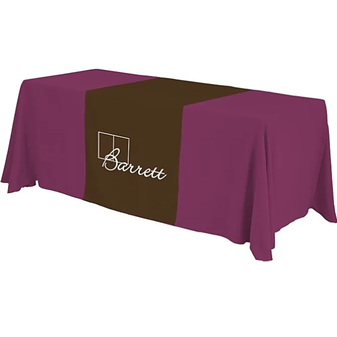 Serged 6-foot Closed-Back Table Throw and Runner Kit