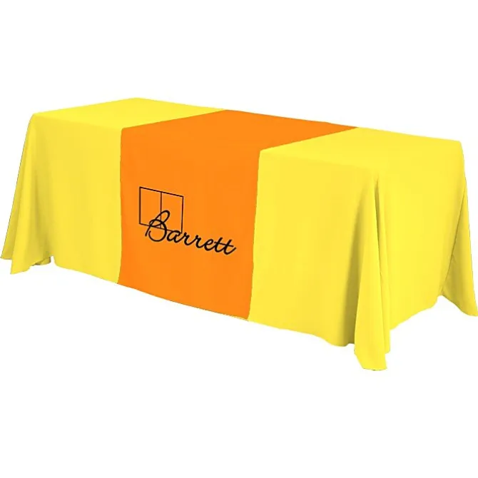 Serged 6-foot Closed-Back Table Throw and Runner Kit