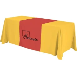 Serged 6-foot Closed-Back Table Throw and Runner Kit