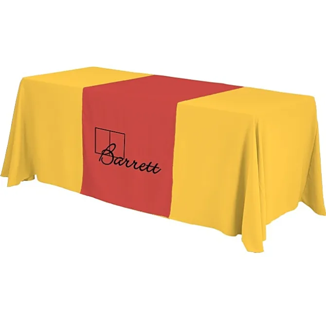 Serged 6-foot Closed-Back Table Throw and Runner Kit