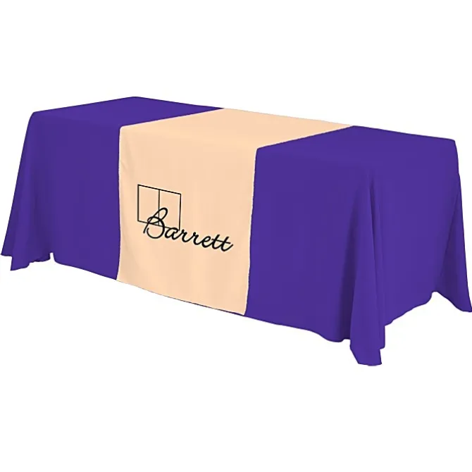 Serged 6-foot Closed-Back Table Throw and Runner Kit
